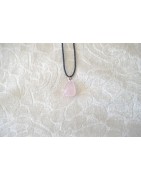 Pendentif Quartz rose